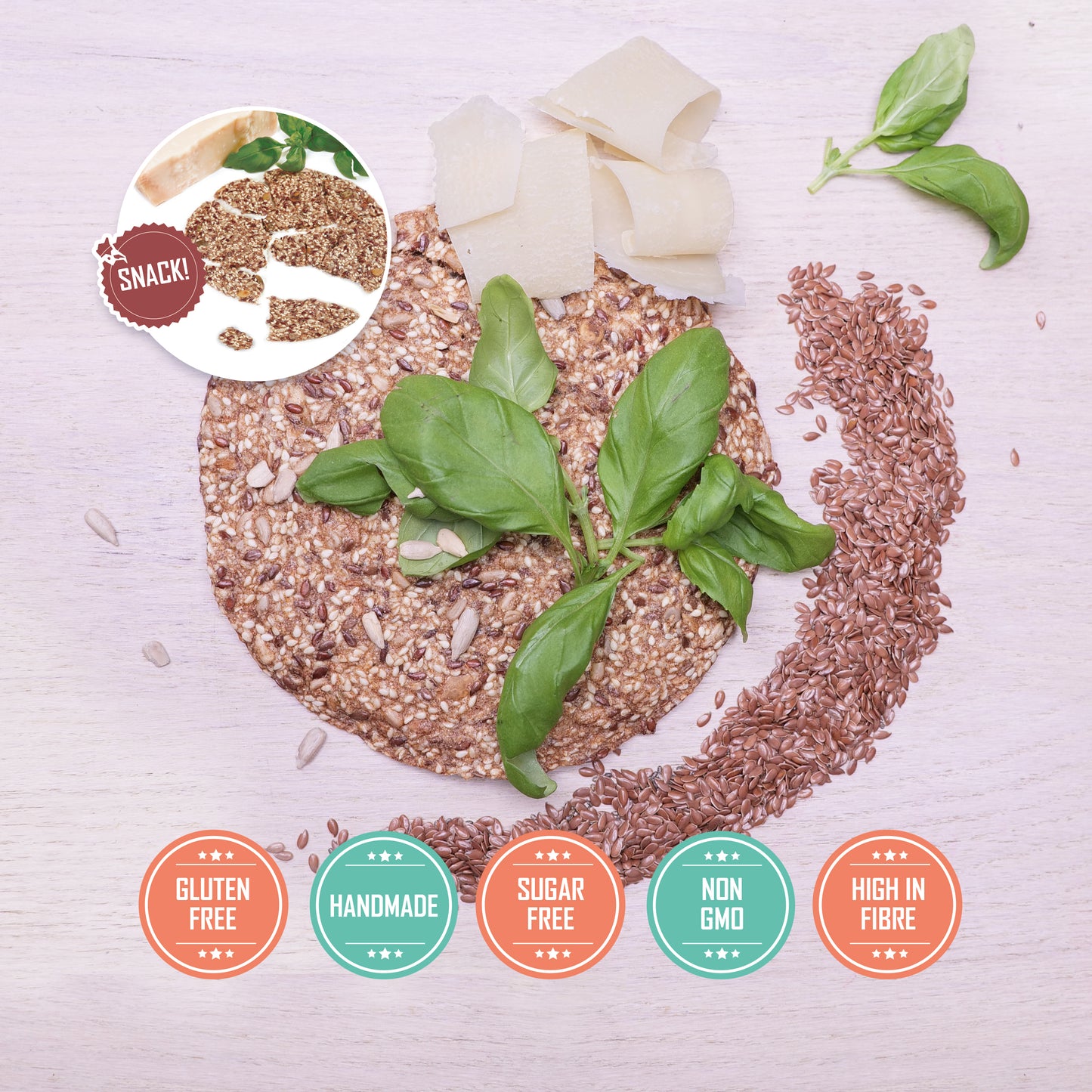 Knäckekex Parmesan